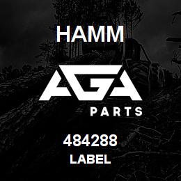 484288 Hamm LABEL | AGA Parts