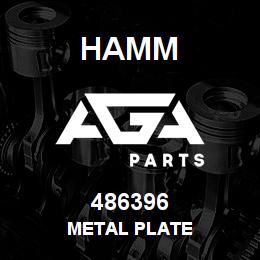 486396 Hamm METAL PLATE | AGA Parts