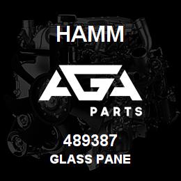 489387 Hamm GLASS PANE | AGA Parts