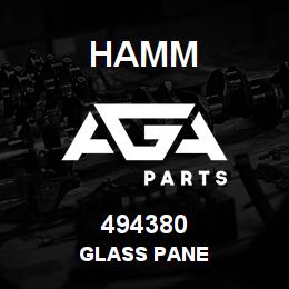 494380 Hamm GLASS PANE | AGA Parts