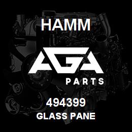 494399 Hamm GLASS PANE | AGA Parts