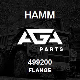 499200 Hamm FLANGE | AGA Parts