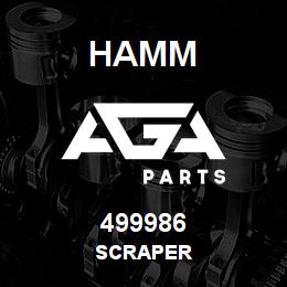 499986 Hamm SCRAPER | AGA Parts