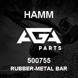 500755 Hamm RUBBER-METAL BAR | AGA Parts
