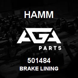 501484 Hamm BRAKE LINING | AGA Parts