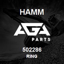 502286 Hamm RING | AGA Parts
