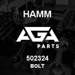 502324 Hamm BOLT | AGA Parts