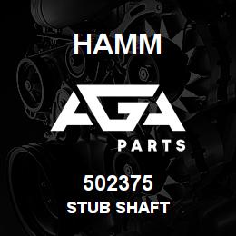502375 Hamm STUB SHAFT | AGA Parts