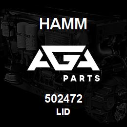 502472 Hamm LID | AGA Parts