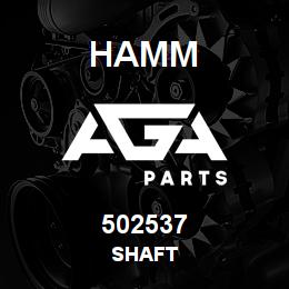 502537 Hamm SHAFT | AGA Parts