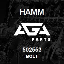 502553 Hamm BOLT | AGA Parts