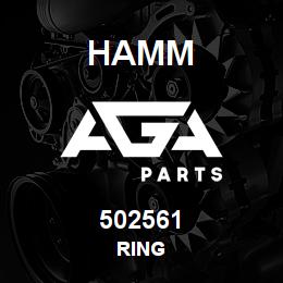 502561 Hamm RING | AGA Parts