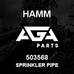 503568 Hamm SPRINKLER PIPE | AGA Parts
