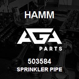 503584 Hamm SPRINKLER PIPE | AGA Parts