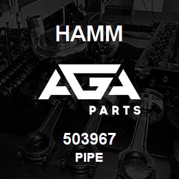 503967 Hamm PIPE | AGA Parts