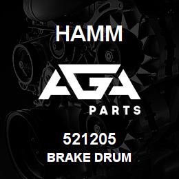 521205 Hamm BRAKE DRUM | AGA Parts