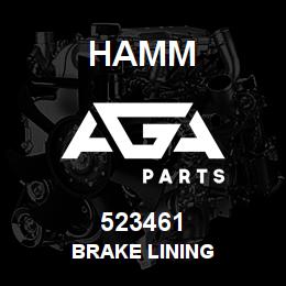 523461 Hamm BRAKE LINING | AGA Parts