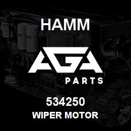 534250 Hamm WIPER MOTOR | AGA Parts