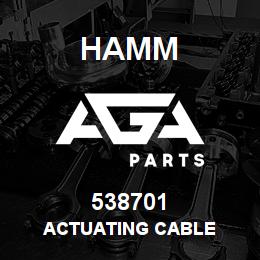 538701 Hamm ACTUATING CABLE | AGA Parts