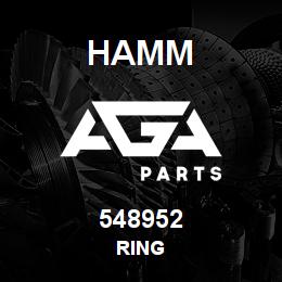548952 Hamm RING | AGA Parts