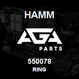 550078 Hamm RING | AGA Parts
