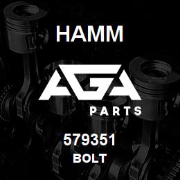 579351 Hamm BOLT | AGA Parts