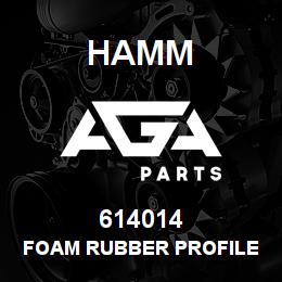 614014 Hamm FOAM RUBBER PROFILE | AGA Parts
