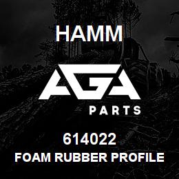 614022 Hamm FOAM RUBBER PROFILE | AGA Parts