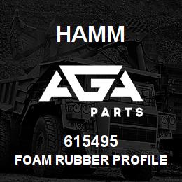 615495 Hamm FOAM RUBBER PROFILE | AGA Parts