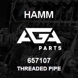 657107 Hamm THREADED PIPE | AGA Parts