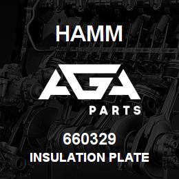 660329 Hamm INSULATION PLATE | AGA Parts
