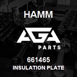 661465 Hamm INSULATION PLATE | AGA Parts