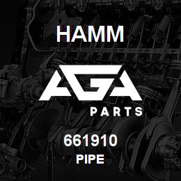 661910 Hamm PIPE | AGA Parts