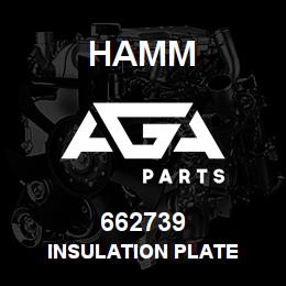 662739 Hamm INSULATION PLATE | AGA Parts