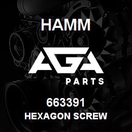 663391 Hamm HEXAGON SCREW | AGA Parts