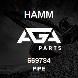 669784 Hamm PIPE | AGA Parts