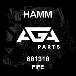 681318 Hamm PIPE | AGA Parts