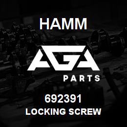 692391 Hamm LOCKING SCREW | AGA Parts