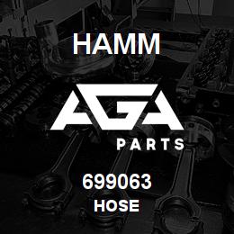 699063 Hamm HOSE | AGA Parts
