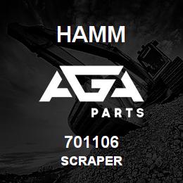 701106 Hamm SCRAPER | AGA Parts