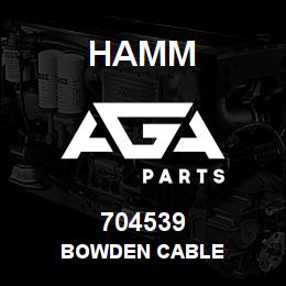 704539 Hamm BOWDEN CABLE | AGA Parts