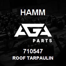 710547 Hamm ROOF TARPAULIN | AGA Parts