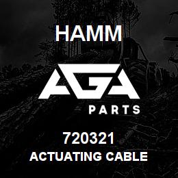 720321 Hamm ACTUATING CABLE | AGA Parts