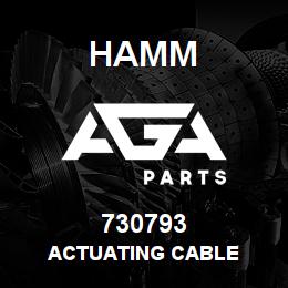 730793 Hamm ACTUATING CABLE | AGA Parts