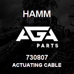 730807 Hamm ACTUATING CABLE | AGA Parts