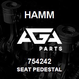 754242 Hamm SEAT PEDESTAL | AGA Parts