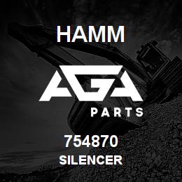 754870 Hamm SILENCER | AGA Parts