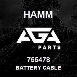 755478 Hamm BATTERY CABLE | AGA Parts
