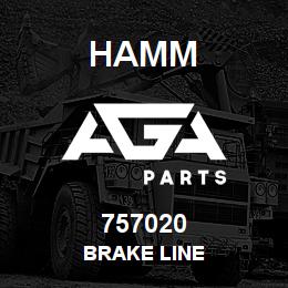 757020 Hamm BRAKE LINE | AGA Parts