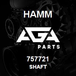757721 Hamm SHAFT | AGA Parts